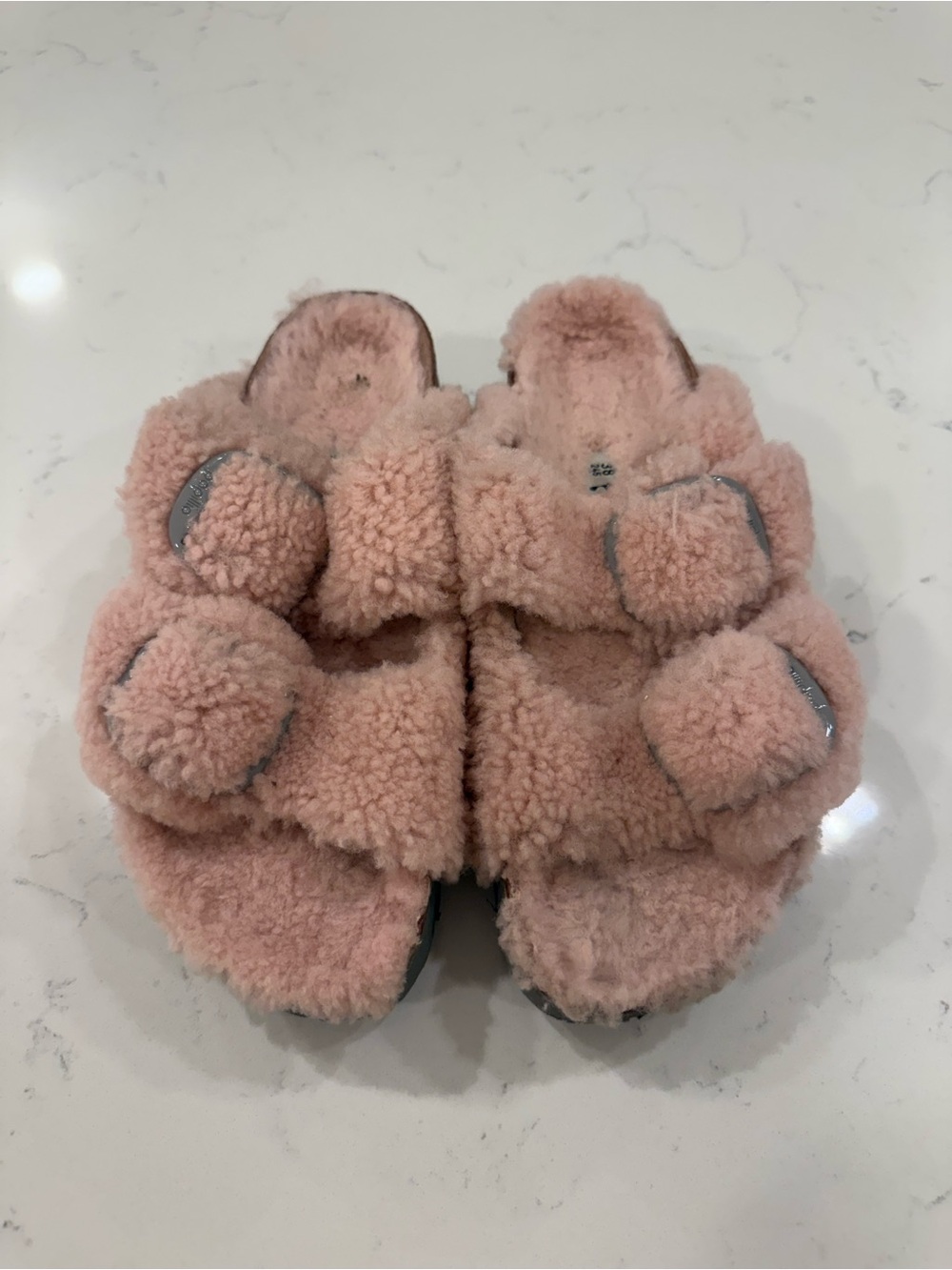 Papillio (Birkenstock) furry shoes size 38.